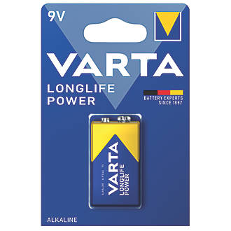 Pile 9V puissante et longue durée Varta