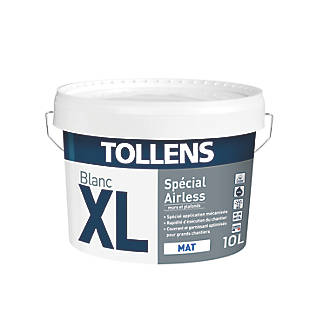 Peinture acrylique Airless blanche Tollens 10L