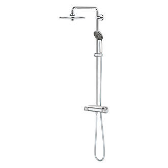 Colonne de douche avec mitigeur thermostatique bain/douche chrome Grohe Vitalio Joy System 260