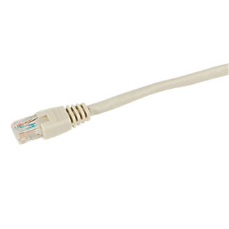 Câble Ethernet RJ45 Cat 5e non blindé beige Philex 10m 