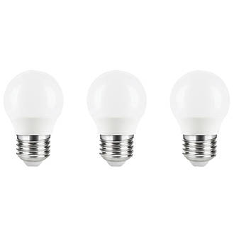 Lot de 3 ampoules LED mini globe LAP E27 470lm 4,2W