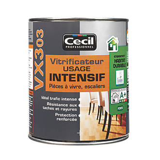 Vitrificateur usage intensif Cecil Professionnel VX303 incolore satiné 2,5L