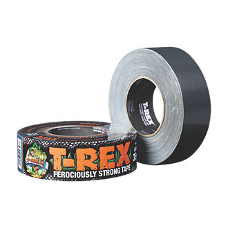Ruban adhésif toilé extrêmement résistant T-Rex gris graphite 32m x 48mm 