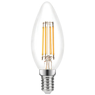 Ampoule LED à filament virtuel bougie LAP E14 470lm 3,4W