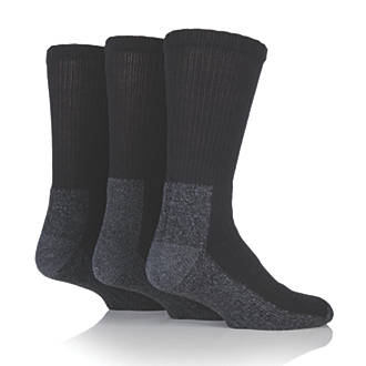 Chaussettes haute résistance pour chaussures de sécurité montantes SockShop noires pointure 6-11 3 paires