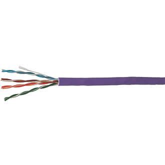 Câble éthernet CAT5E UTP Violet - Touret de 305m