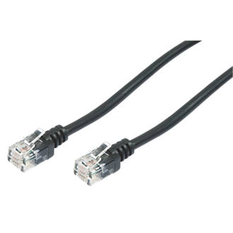 Câble Ethernet RJ11 76702HS non blindé noir Philex 3m 