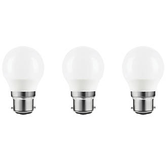 Lot de 3 ampoules LED mini globe LAP B22 250lm 2,2W