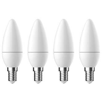 Lot de 4 ampoules LED bougie LAP DFRNCL2EDB E14 250lm 2,2W