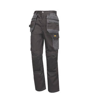 Pantalon de travail à poches Coppell Site, gris et noir, taille 50, longueur 81 cm