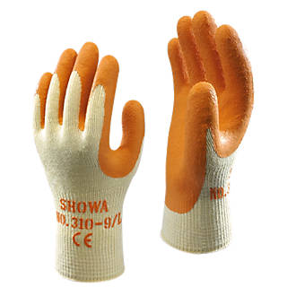 Gants de chantier Showa 310 Original orange taille L
