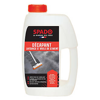 Nettoyant professionnel pour traces de laitance de ciment Spado 1L