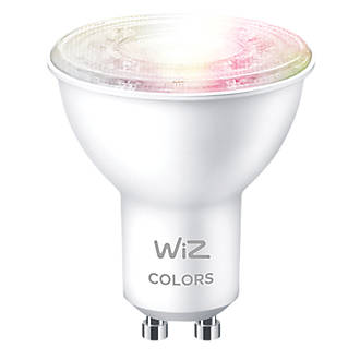 Ampoule LED WiZ Wi-Fi & Bluetooth GU10 RVB et blanc Smart 4,9W 345lm