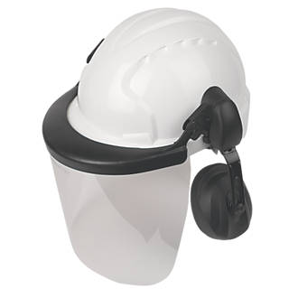 Casque confortable pour utilisation de machines EVO3 JSP avec casque antibruit et visière