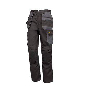 Pantalon de travail à poches Coppell Site, gris et noir, taille 44, longueur 81 cm