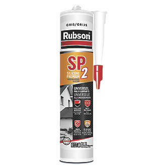 RUBSON Mastic silicone SP2 Universel Gris Cartouche 300ml