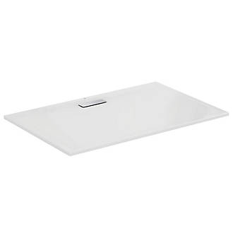 Receveur de douche rectangulaire Ultra Flat New Ideal Standard blanc 1400 x 900 x 25 mm