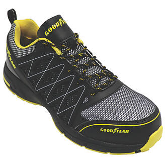 Chaussures de sécurité sans métal Goodyear GYSHU1502 noir/jaune pointure 42