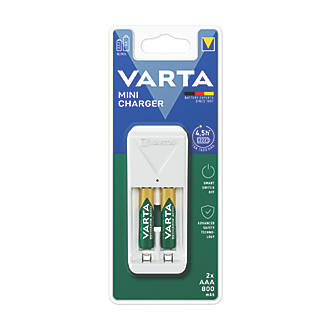 Mini-chargeur Varta AAA avec 2 piles AAA