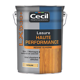 Lasure Cecil Professionnel LX530+ haute performance transparent satiné 5L