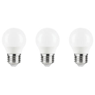 Lot de 3 ampoules LED mini globe LAP E27 470lm 4,2W