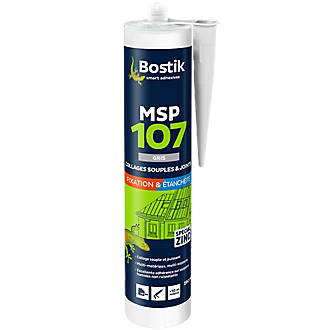 Joint polymère Bostik MSP 107, gris 290ml, lot de 1