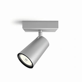 Spot simple à LED Philips Paisley aluminium 5,5W