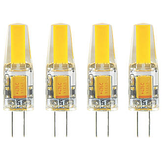 Lot de 4 ampoules LED capsule LAP G4 180lm 1,5W 12V