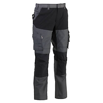 Pantalon à poches multiples Herock Hector gris, tour de taille 40", longueur de jambe 32", 1 paire