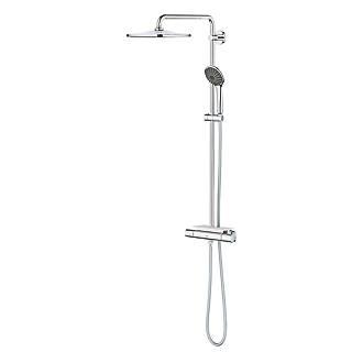 Colonne de douche avec mitigeur thermostatique bain/douche chrome Grohe Vitalio Joy System 310