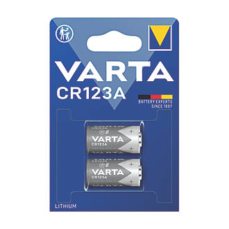 2 piles au lithium Varta CR123