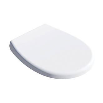 Abattant de WC à frein de chute et ouverture rapide Bemis Click & Clean Silent plastique thermodurcissable blanc