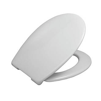 Abattant de WC à fermeture douce en thermoplastique blanc Siamp Nissa Premium
