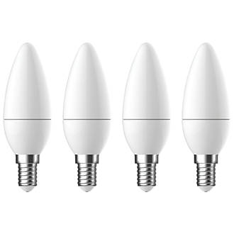 Lot de 4 ampoules LED bougie LAP DFRNCL2GDB E14 250lm 2,2W
