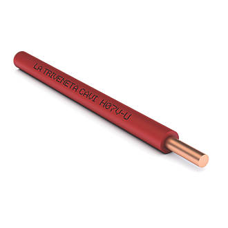 Fil Electrique H07VU 1,5mm² Rouge, 100m, bobine