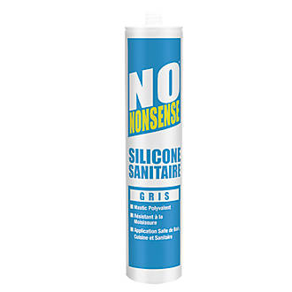1 mastic silicone sanitaire No Nonsense gris 310 ml