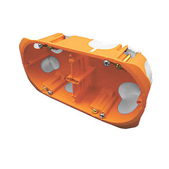 Boîte étanche double multi-matériaux revêtement sec Capri 2 modules 67mm P40 40mm