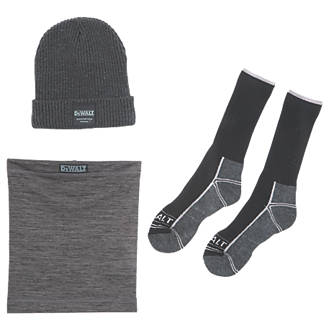 Kit d'accessoires d'hiver DeWalt noirs/gris 3 pièces