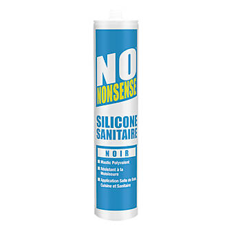 1 mastic silicone sanitaire No Nonsense noir 310 ml