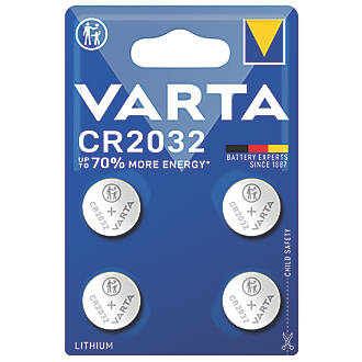 Lot de 4 piles CR2032 Varta