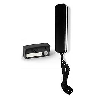 Interphone audio magnétique SCS Sentinel avec touches sensibles, finition noire laquée