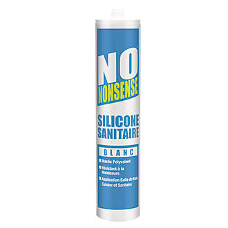 1 mastic silicone sanitaire No Nonsense blanc 310L