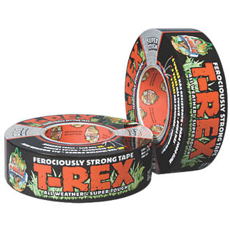Ruban adhésif toilé extrêmement résistant T-Rex gris graphite 11m x 48mm 