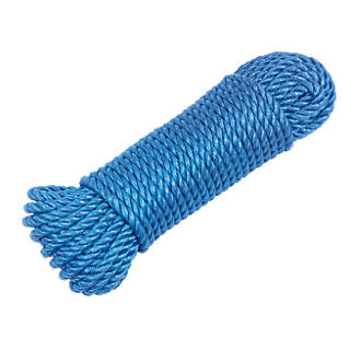  Corde en polypropylène bleue 10mm x 27m 