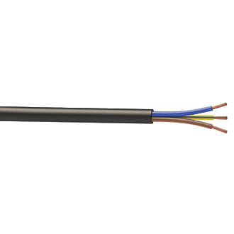 Câble souple H07RN-F 3x1,5mm2 noir - Couronne de 10m